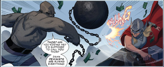 Illustration for article titled The New Thor Has Some Words (And Fists) For Misogynist Bad Guys